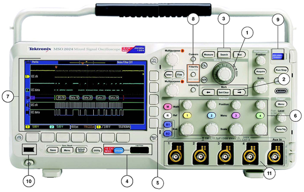 MSO2024數(shù)字熒光示波器